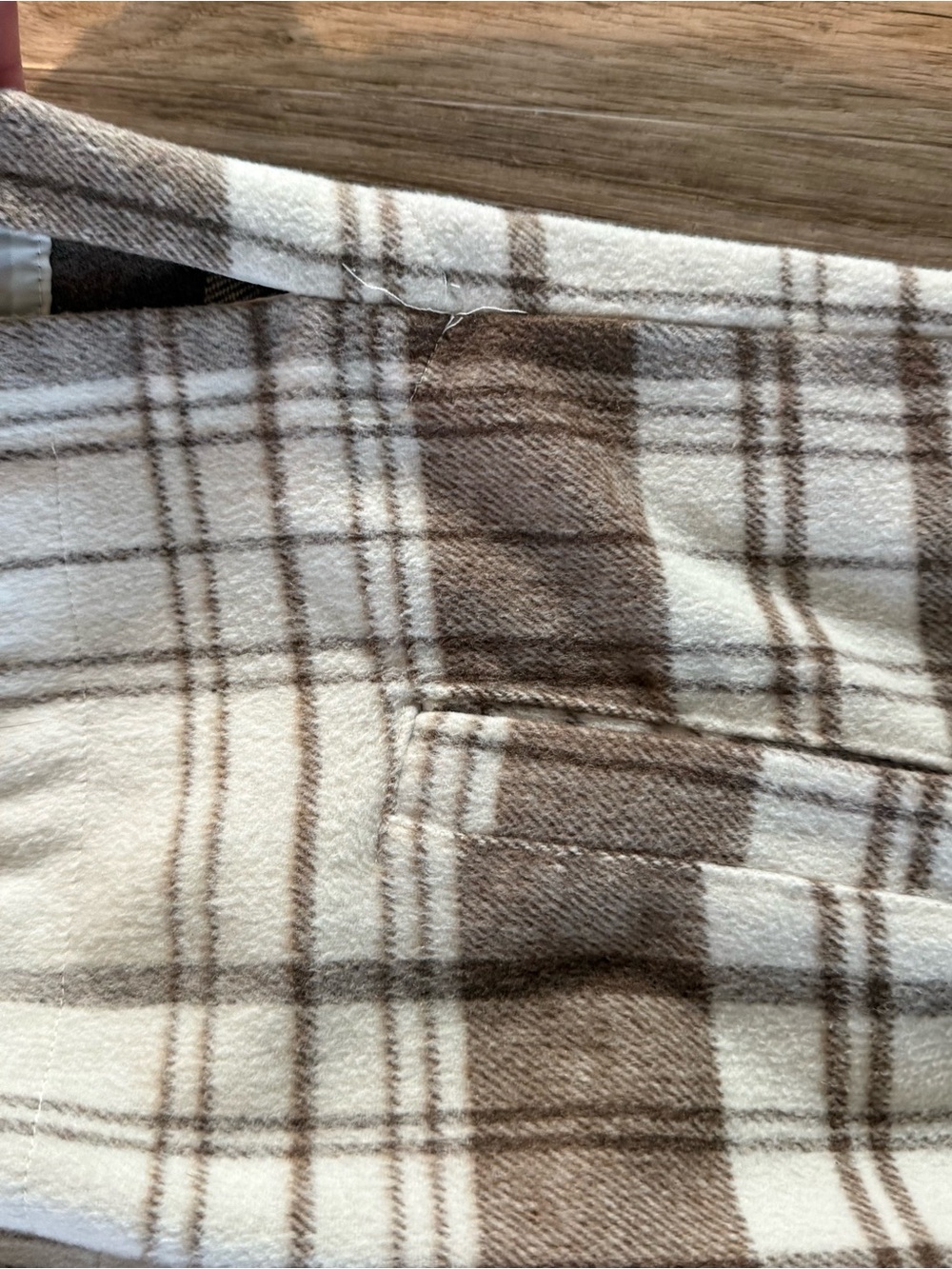 Fall plaid shacket - Picture 3 of 3